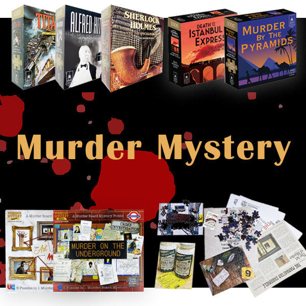 University Games Murder Mystery Party The Art of Murder Board