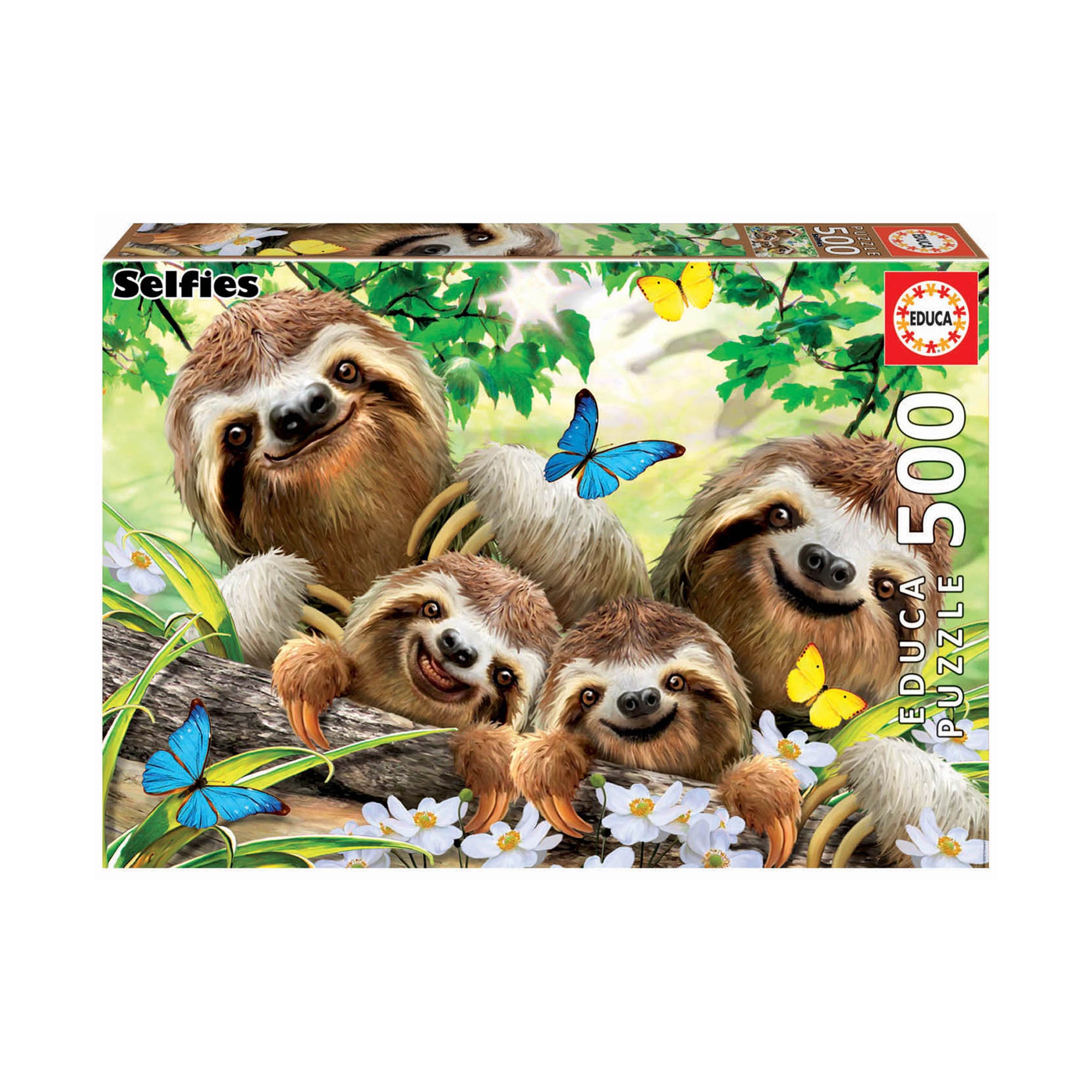 Educa Sloth Family Selfie 500 Piece Puzzle