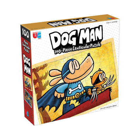 Dog Man Supa Buddies Lenticular Puzzle
