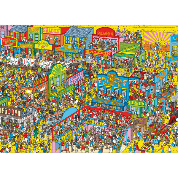 Where's Wally The Wild, Wild West 1000 Piece Puzzle