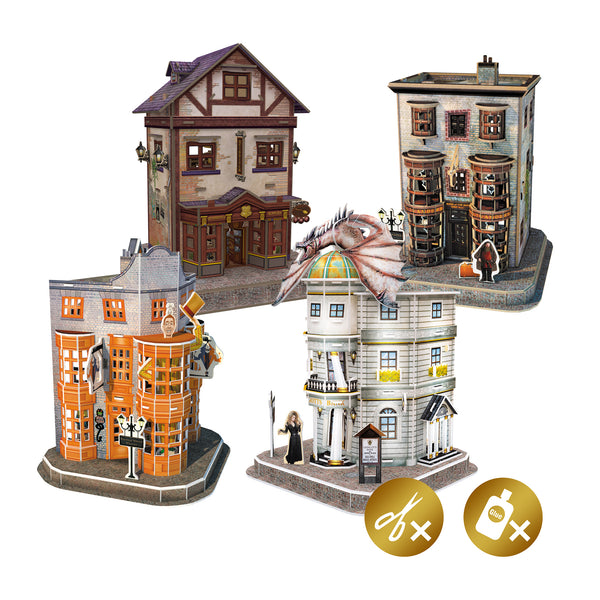 Harry Potter Diagon Alley 4 in 1 3D Puzzle