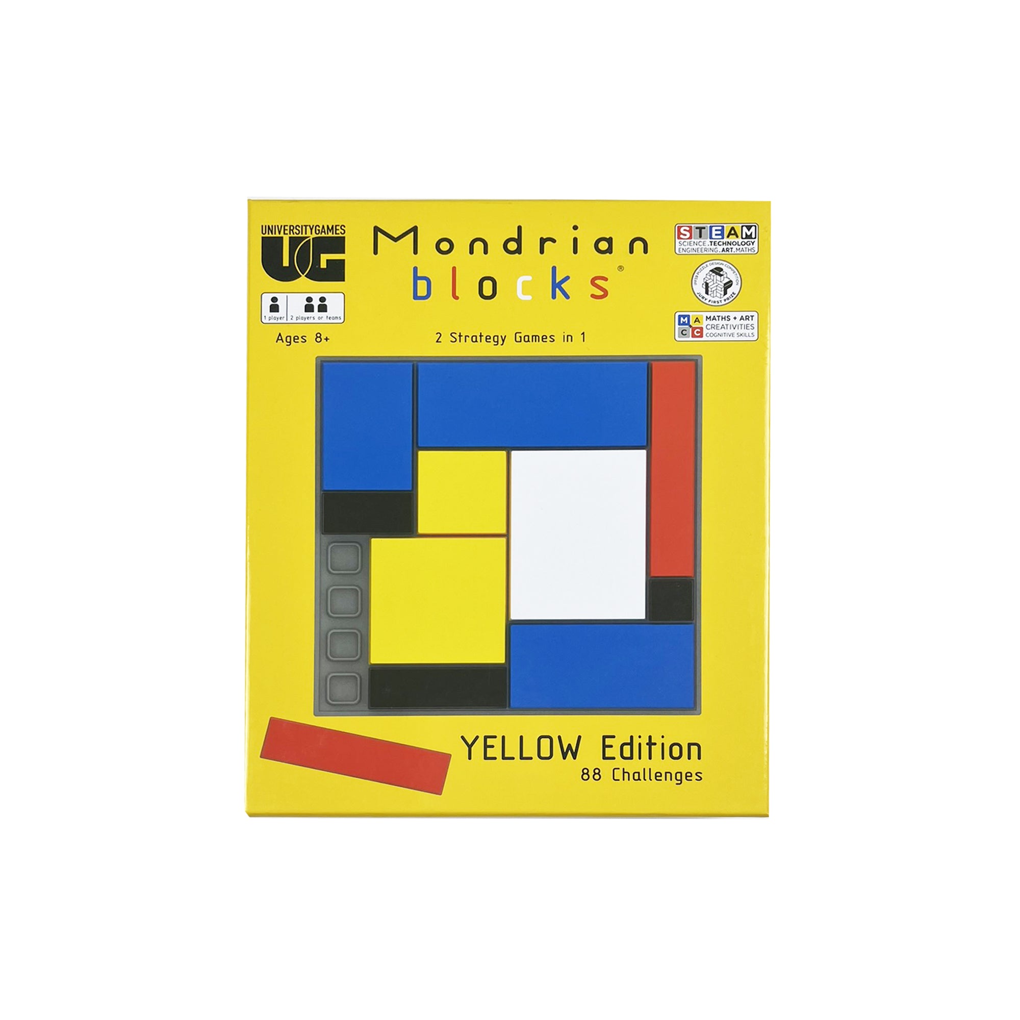 Mondrian Yellow blocks 