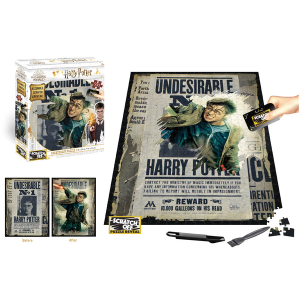 Harry Potter: Wanted Scratch Off Puzzle