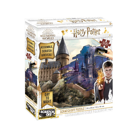 Harry Potter: Hogwarts Day to Night Scratch Off Puzzle 
