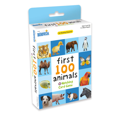 First 100 Animals Card Game