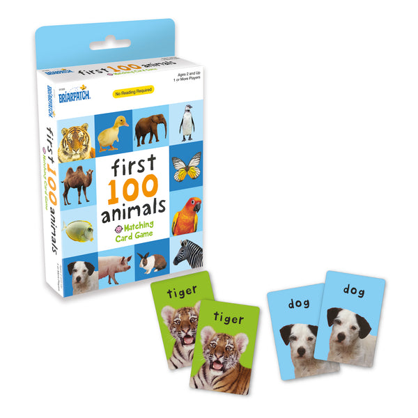 First 100 Animals Card Game