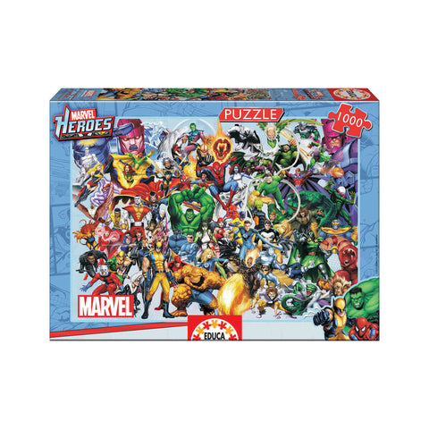 Educa Collage of Marvel Heroes 1000 Piece Puzzle