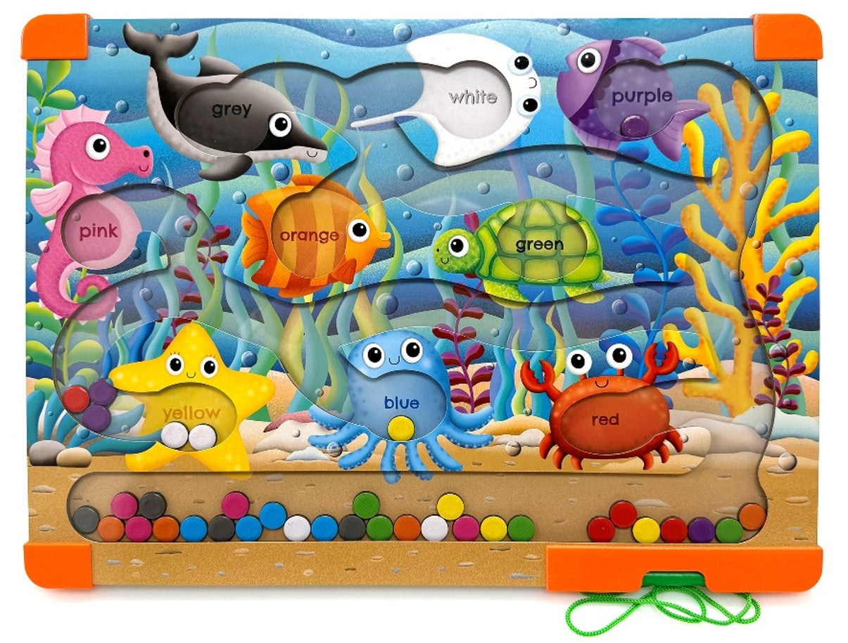 Sort & Learn Magnetic Puzzles - Colours Sea