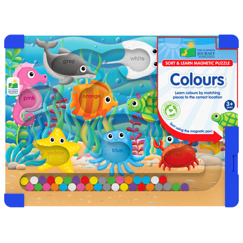 Sort & Learn Magnetic Puzzles - Colours Sea
