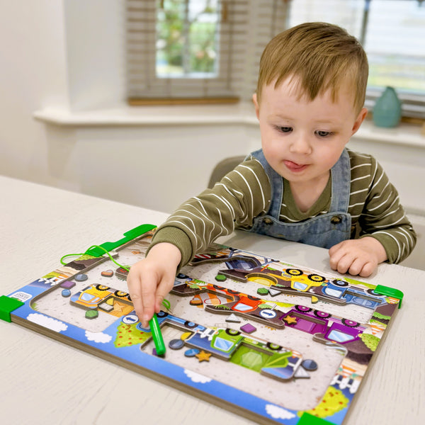 Sort & Learn Magnetic Puzzles - Shapes Diggers