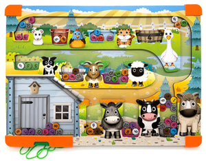 Sort & Learn Magnetic Puzzles - Counting Farm