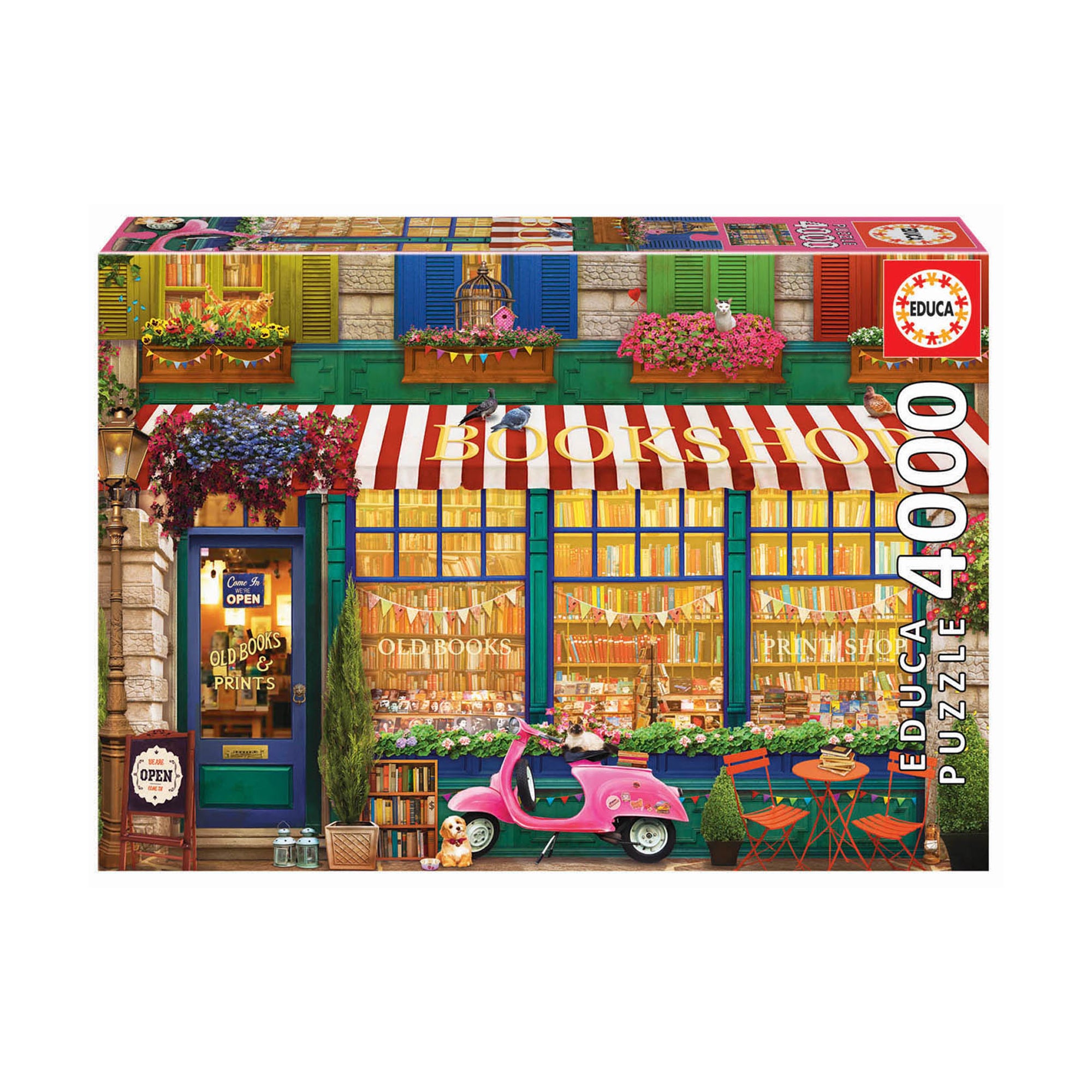 Educa Vintage Bookshop 4000 Piece Puzzle