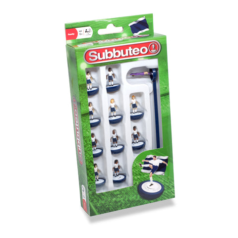 Subbuteo White and Blue Kit Players 