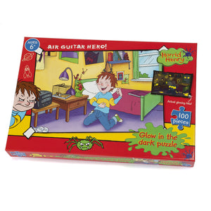 Horrid Henry Glow in the Dark Air Guitar 100 piece puzzle