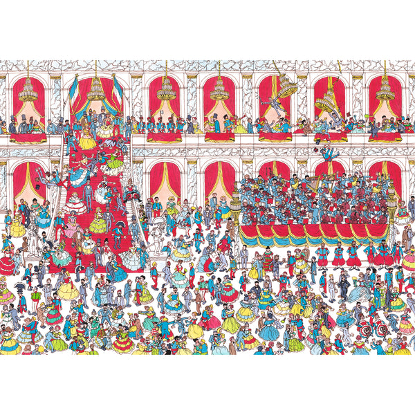 Where's Wally Having a Ball in Gaye Paree 1000 Piece Puzzle