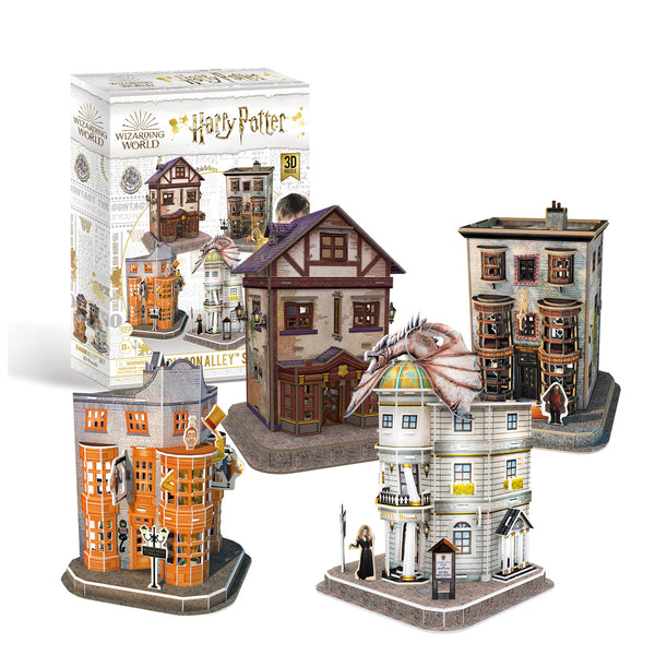 Harry Potter Diagon Alley 4 in 1 3D Puzzle