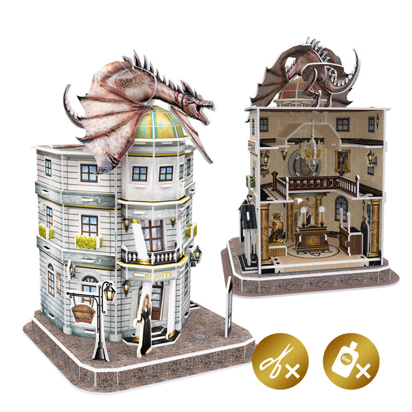 Harry Potter Diagon Alley Gringotts Bank 3D Puzzle