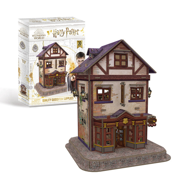 Harry Potter Diagon Alley Quality Quidditch Supplies 3D Puzzle