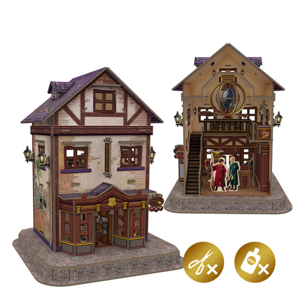 Harry Potter Diagon Alley Quality Quidditch Supplies 3D Puzzle