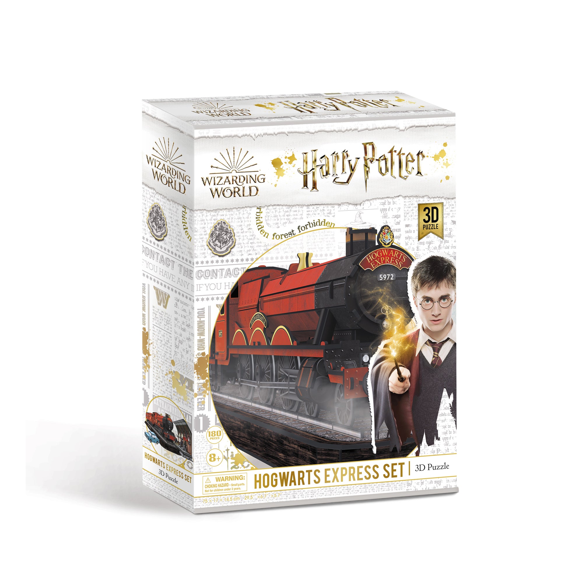 3D Pusle Wrebbit Harry Potter Hagrid's Hut 270 Tükid, osad - 3D-pusled