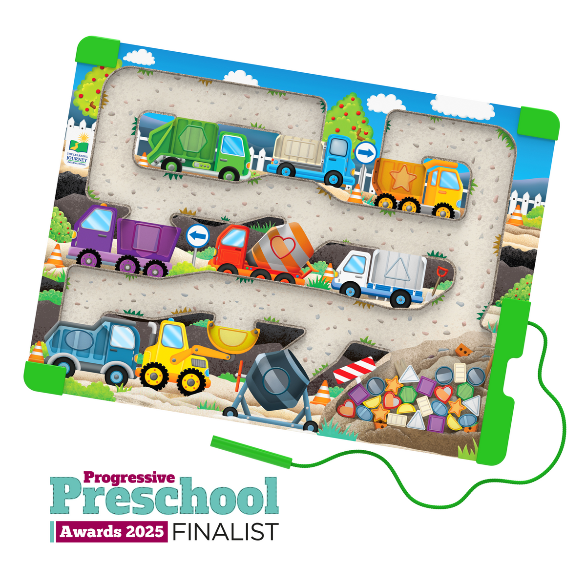 Sort & Learn Magnetic Puzzles - Shapes Diggers – University Games