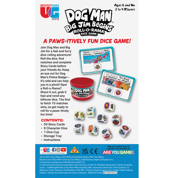 Dog Man Big Jim Begins Dice Game