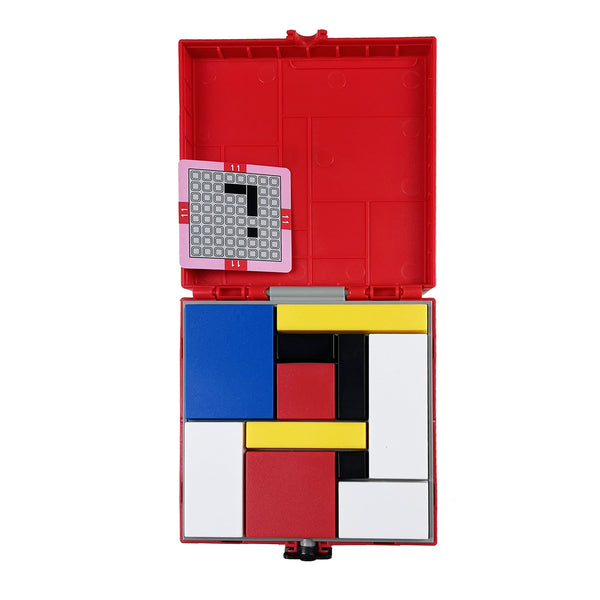 Mondrian Red blocks