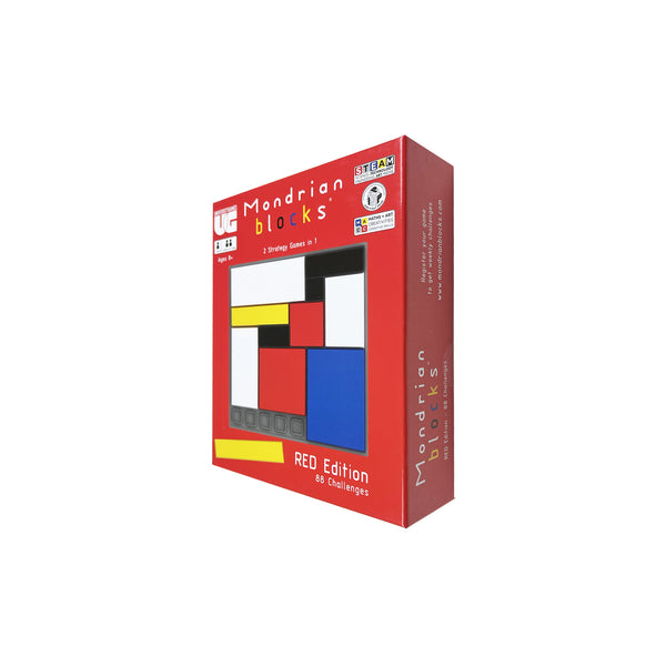 Mondrian Red blocks