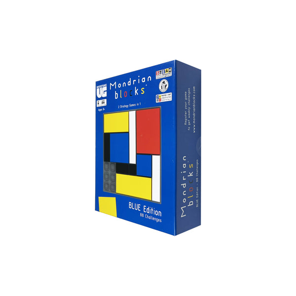 Mondrian Blue blocks