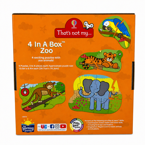 That's Not My… 4-in-a-Box Puzzle Set: Zoo