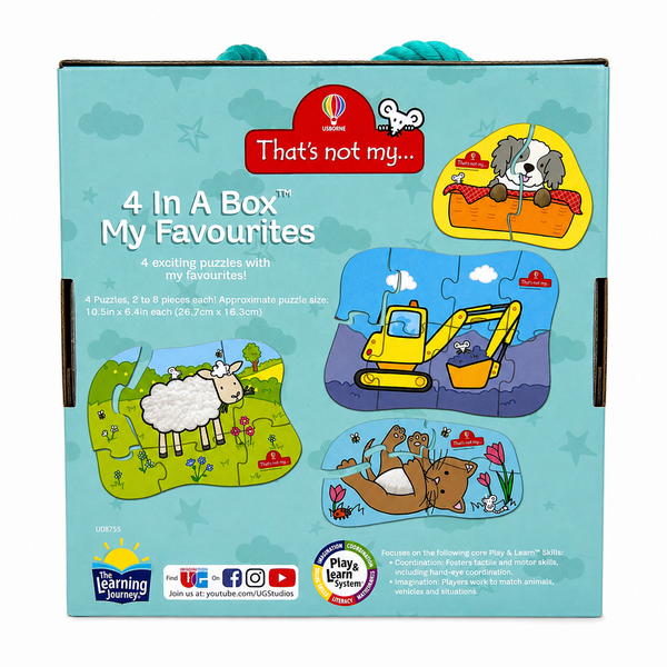 That's Not My… 4-in-a-Box Puzzle Set: My Favourites
