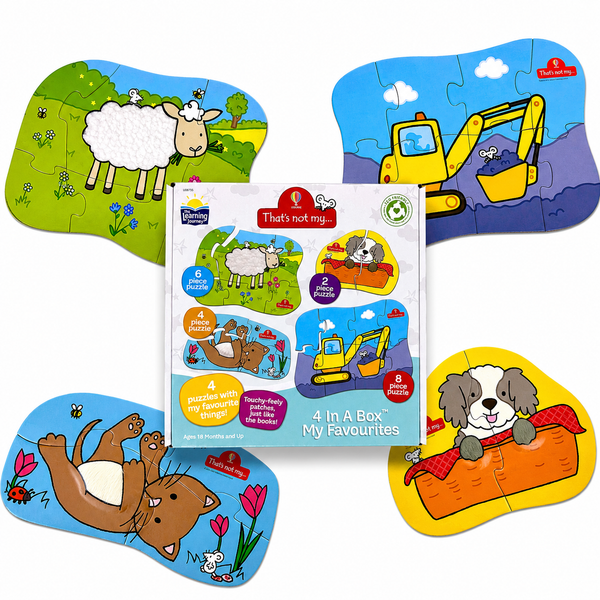 That's Not My… 4-in-a-Box Puzzle Set: My Favourites