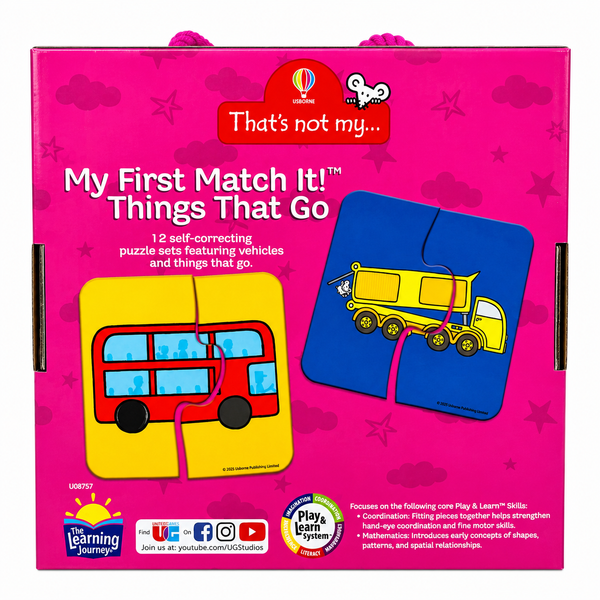 That's Not My… My First Match It! Things That Go