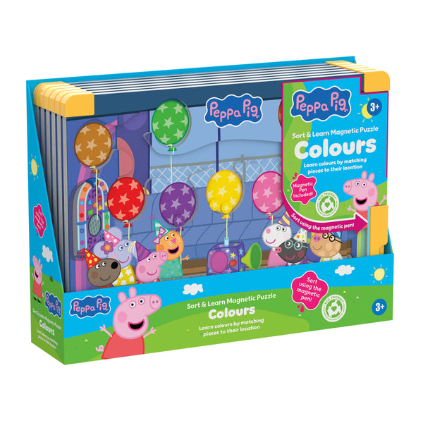Peppa Pig: Magnetic Sort and Learn - Colours