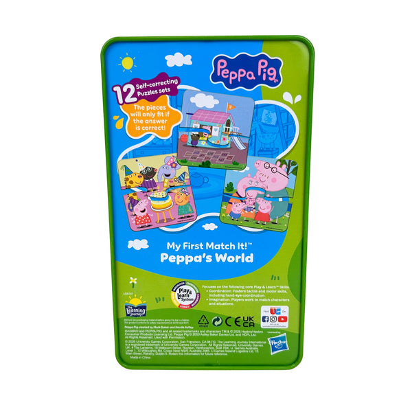 Peppa Pig: My First Match It Tin - Peppa's World