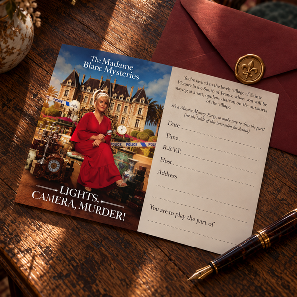 Murder Mystery Party x The Madame Blanc Mysteries - Lights, Camera, Murder!