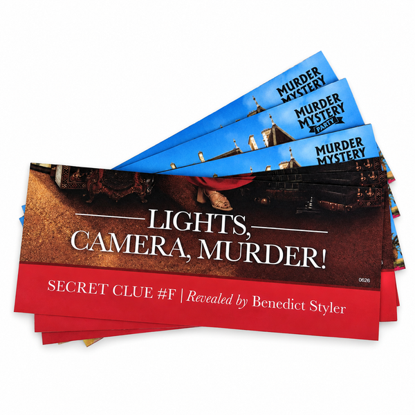 Murder Mystery Party x The Madame Blanc Mysteries - Lights, Camera, Murder!
