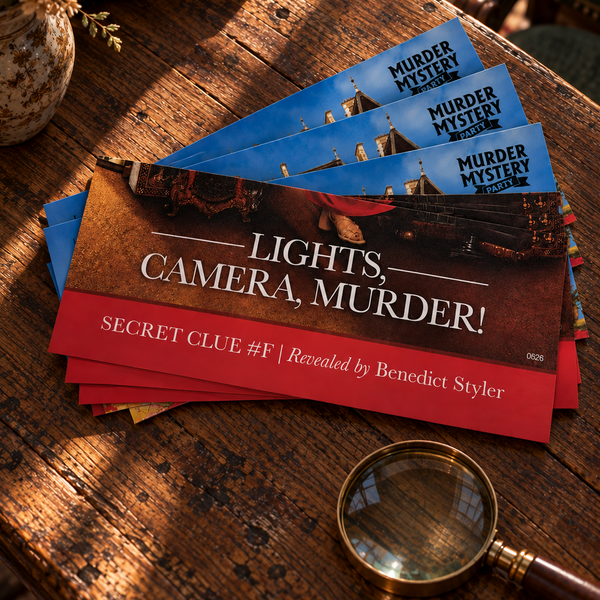 Murder Mystery Party x The Madame Blanc Mysteries - Lights, Camera, Murder!
