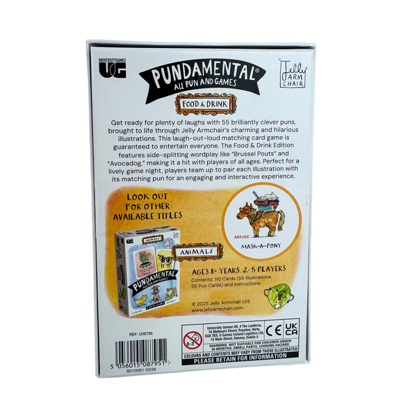 Pundamental - All Pun and Games Card Game - Food & Drink Edition