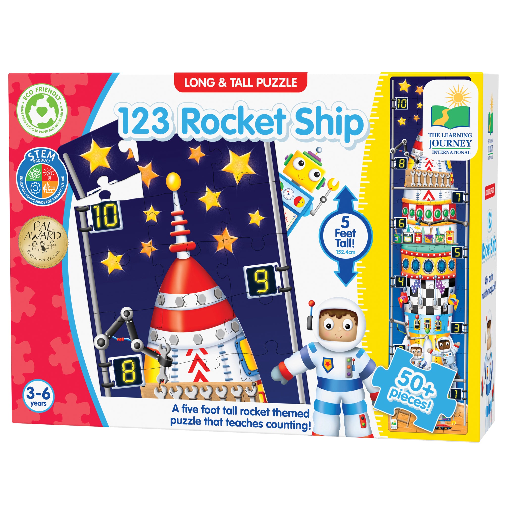 Long & Tall Puzzles Rocket Numbers
