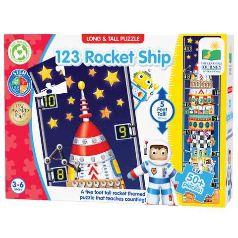 Long & Tall Puzzles Rocket Numbers