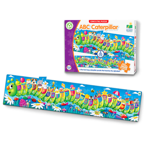 Long & Tall Puzzle - ABC Caterpillar Letters