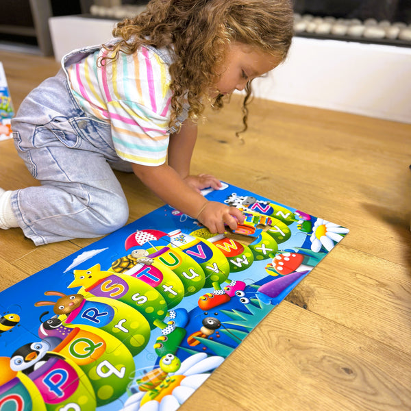 Long & Tall Puzzle - ABC Caterpillar Letters