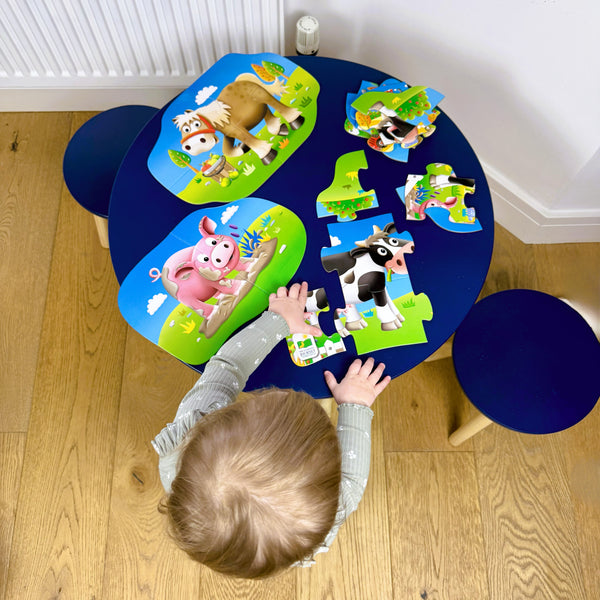 My First Puzzle Sets  4-In-A-Box Puzzles - Farm