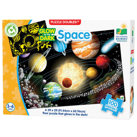 Puzzle Doubles - Glow In The Dark - Space 