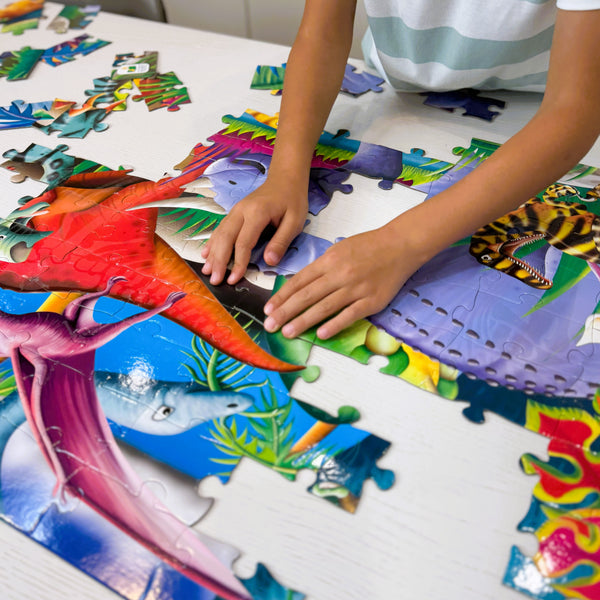 Puzzle Doubles - Glow In The Dark - Dinos